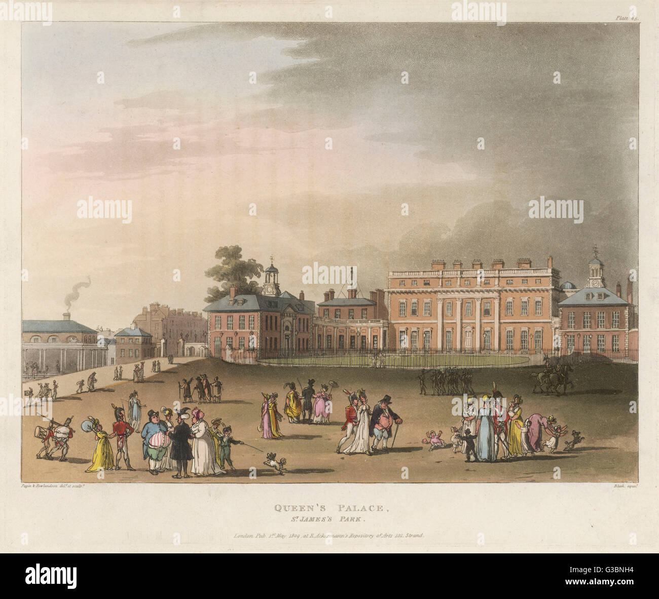 At the time of this picture, the former Buckingham House was known as ...