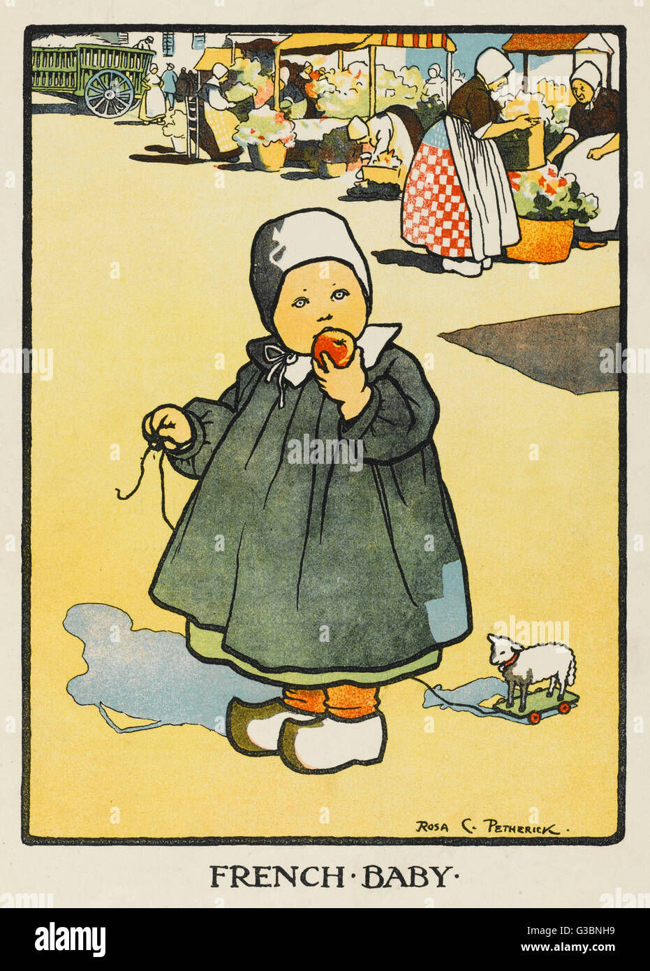 FRENCH BABY / EARLY 20TH Stock Photo