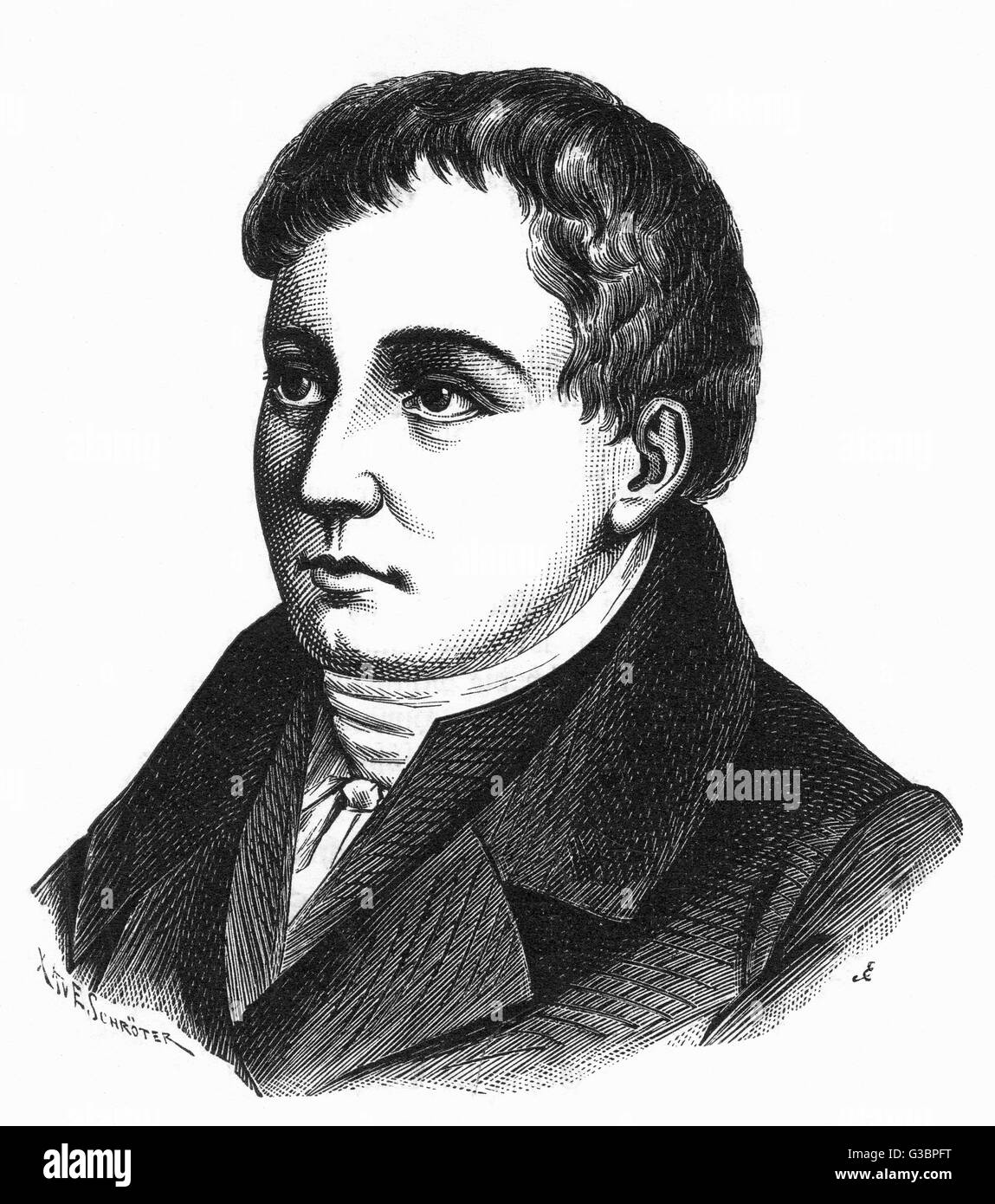 KARL WILHELM FRIEDRICH von SCHLEGEL German writer Date: 1772 - 1829 ...