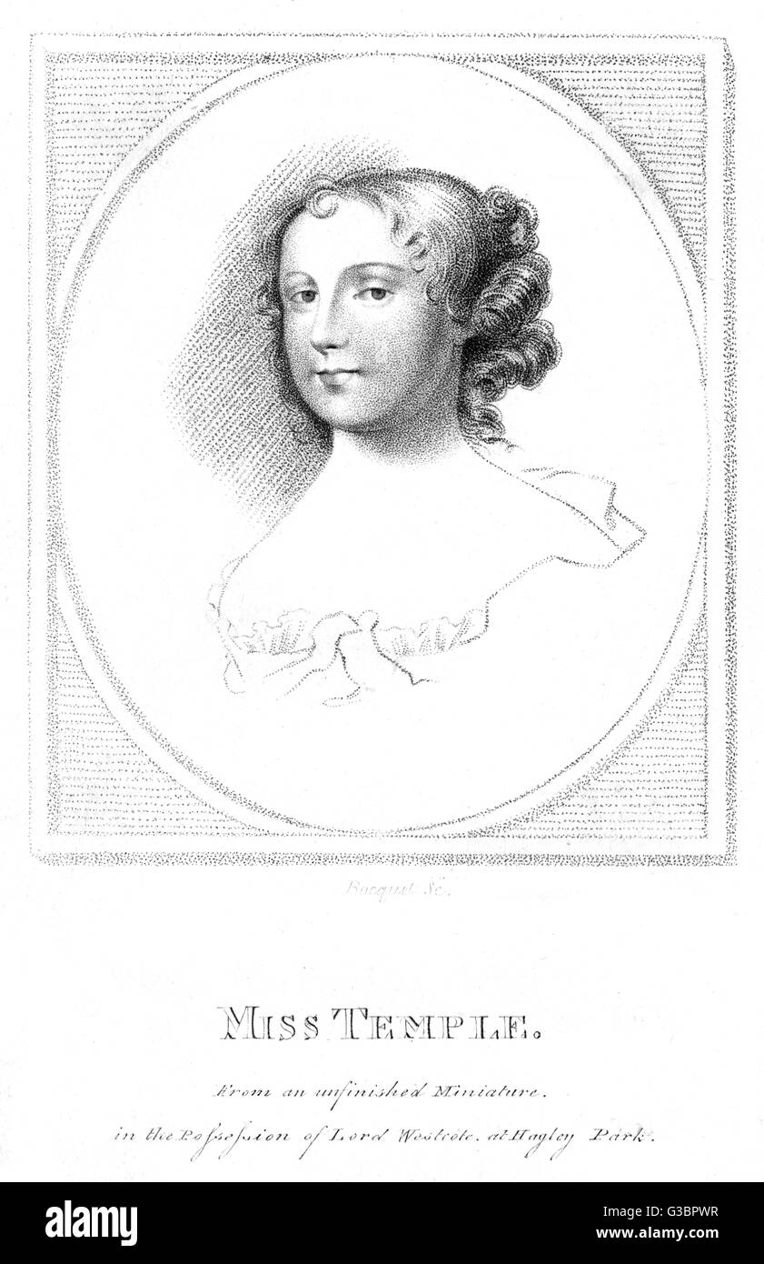 MISS TEMPLE Stock Photo