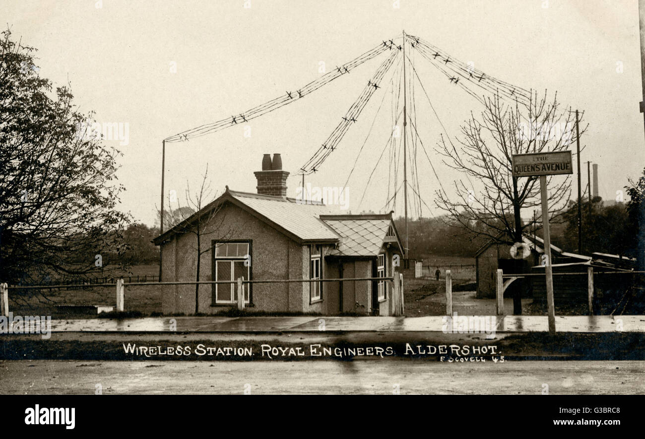 Royal engineers wireless station hires stock photography and images