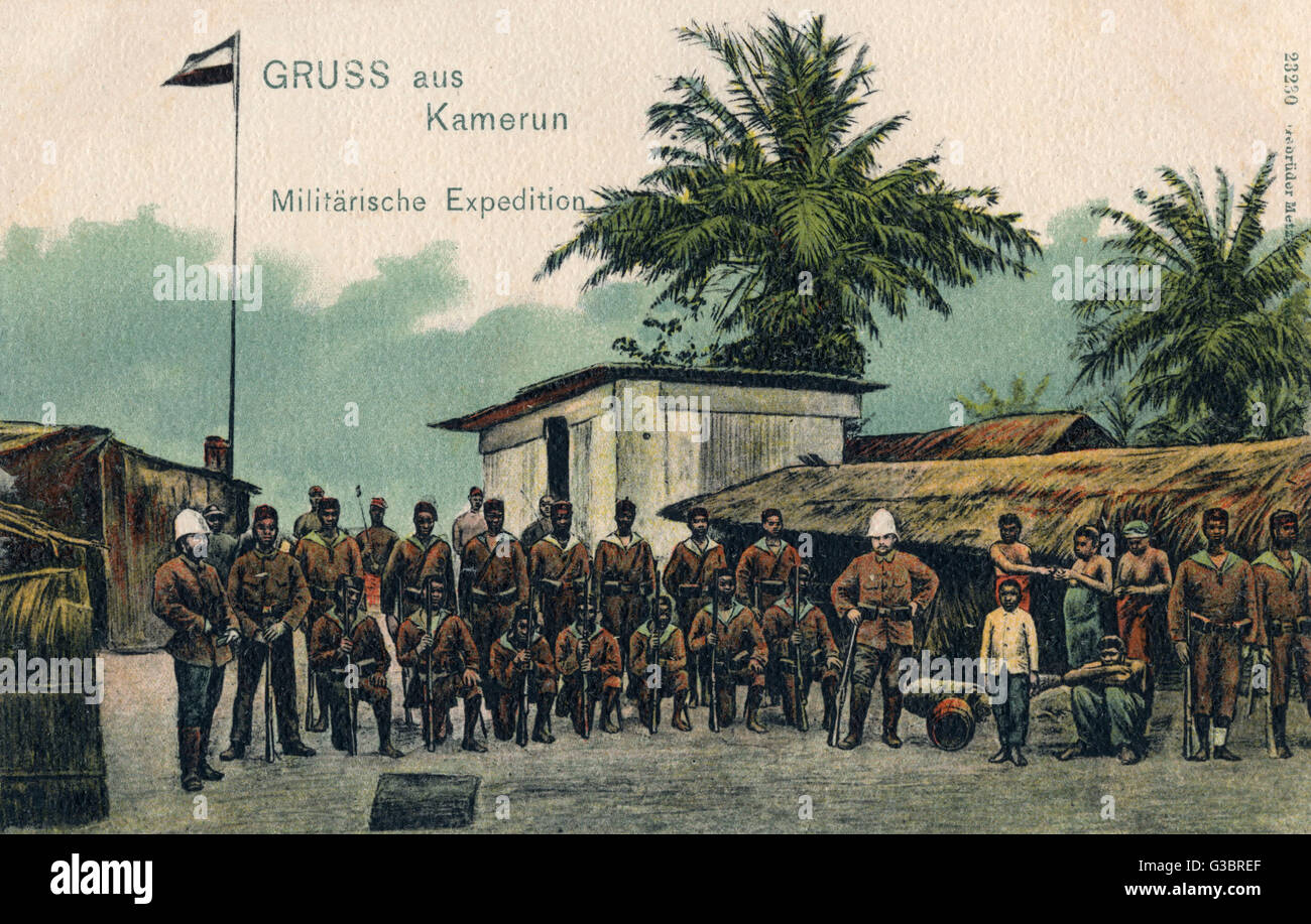 Cameroon, Africa Germany Military Expedition Stock Photo Alamy