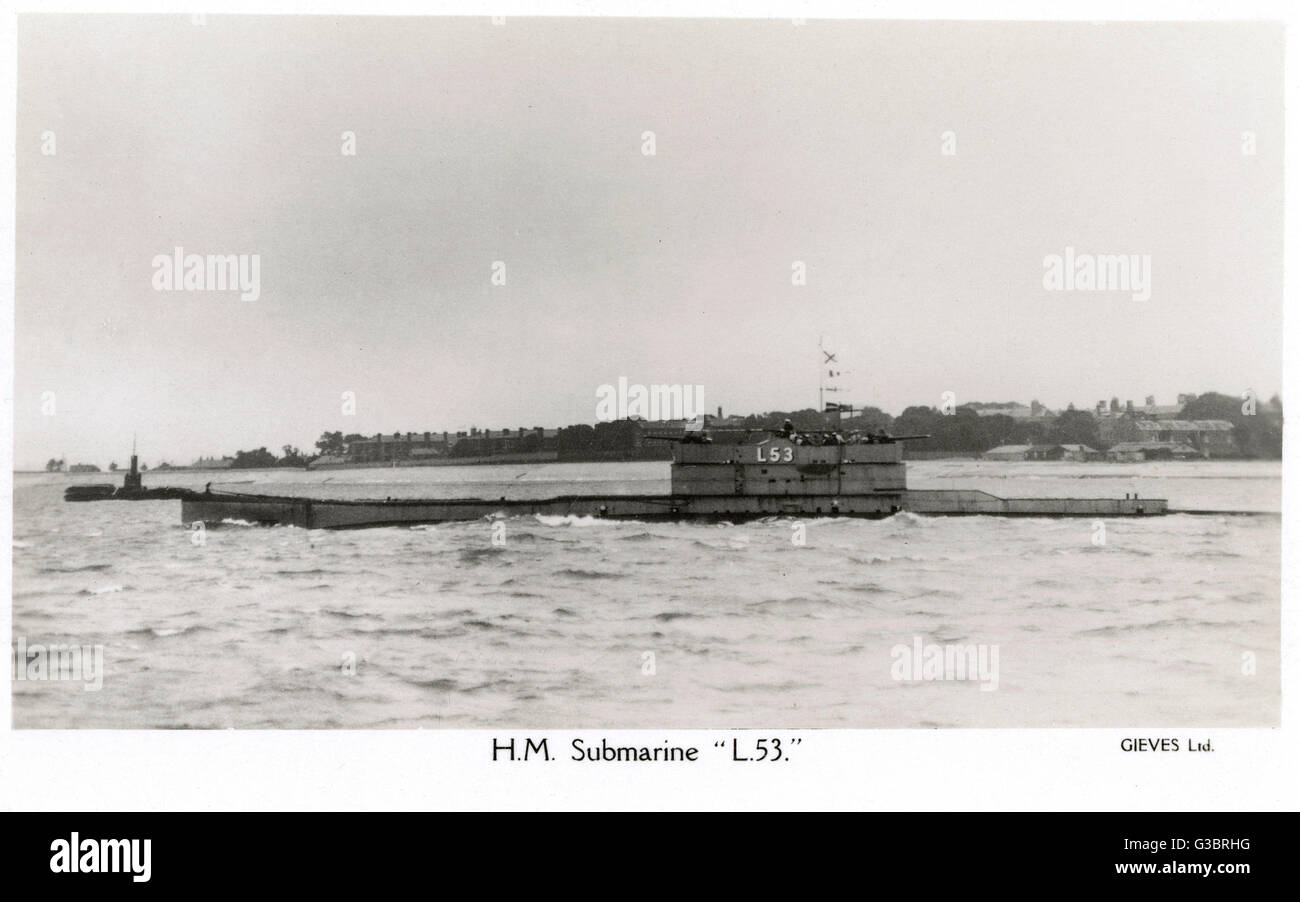 British submarine L53 Stock Photo