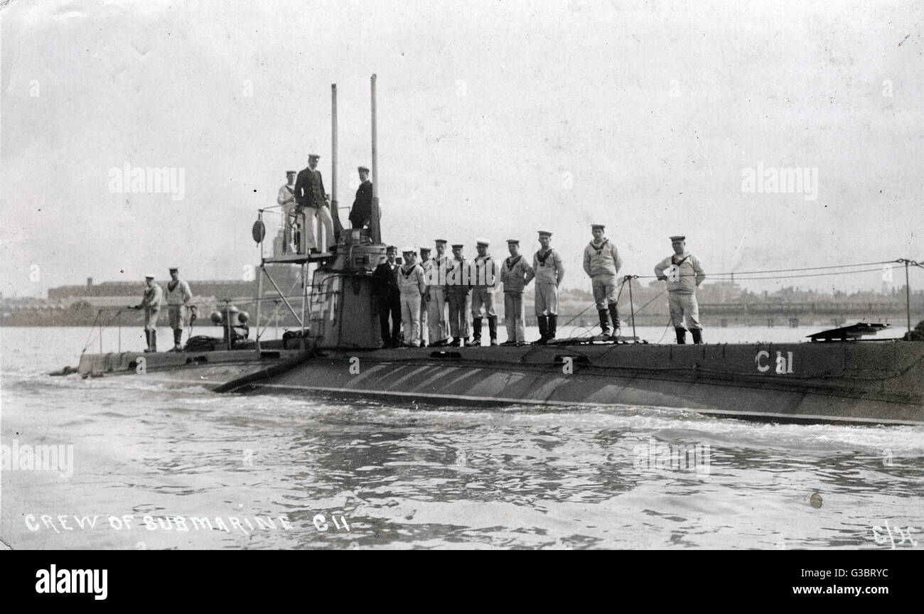 British submarine HMS C11 Stock Photo