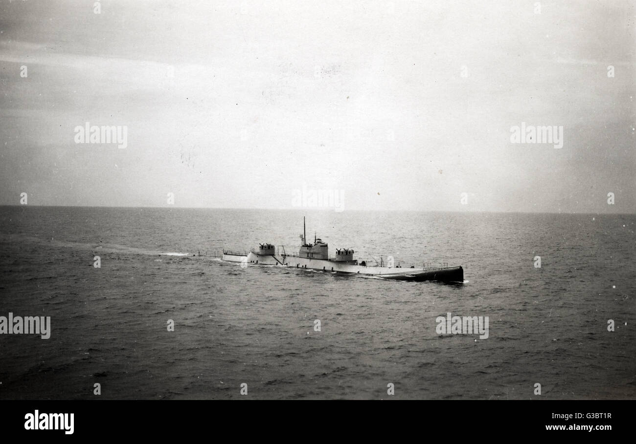 British submarine HMS X1 Stock Photo