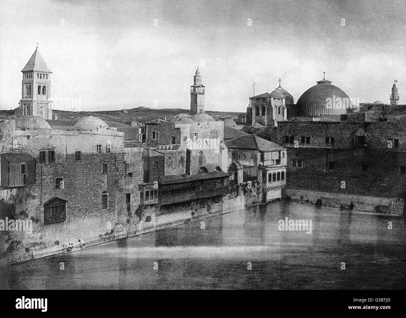 Pool of Hezekiah, Jerusalem Stock Photo