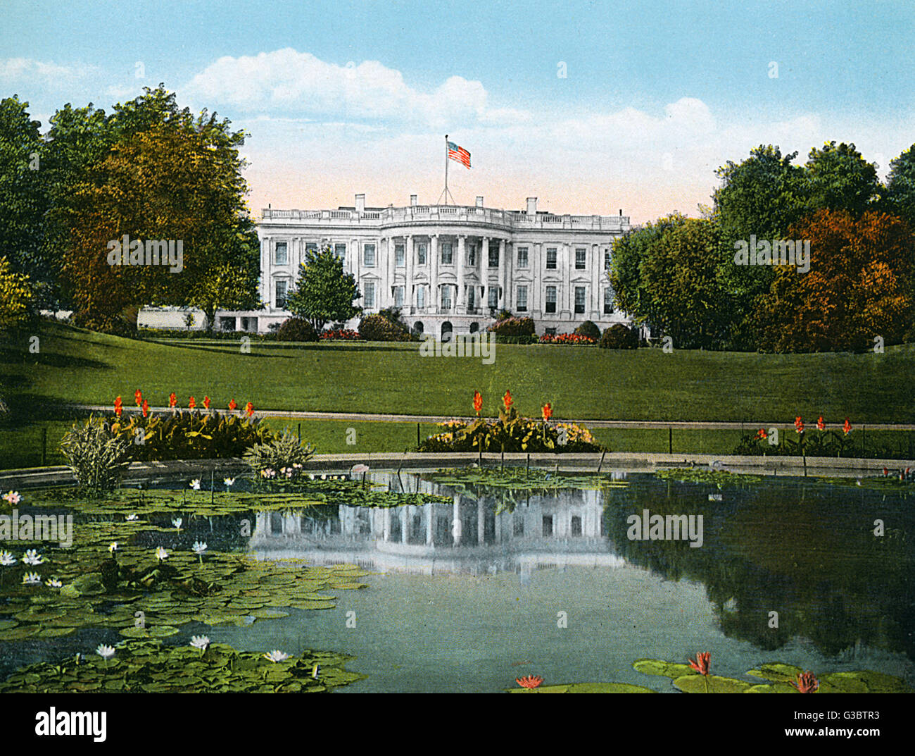 Washington DC, USA - The White House - South Front Stock Photo - Alamy