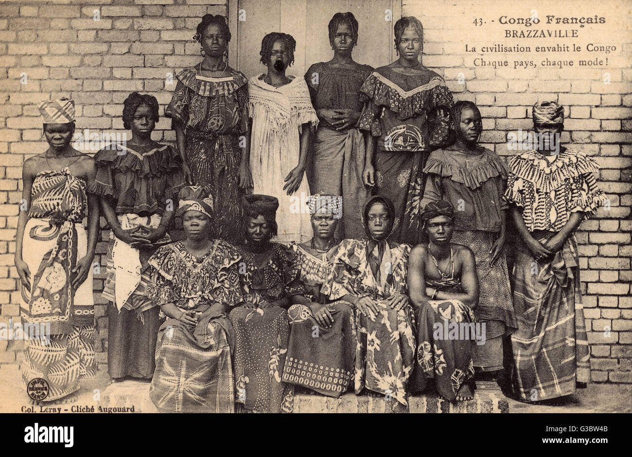 Democratic Republic of Congo - Women in Brazzaville Stock Photo