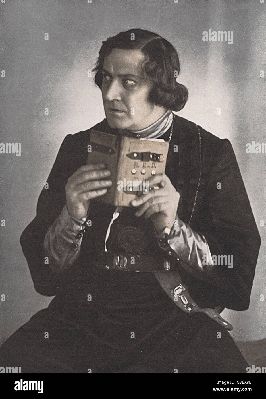 Vasily Kachalov, Russian actor, as Hamlet Stock Photo