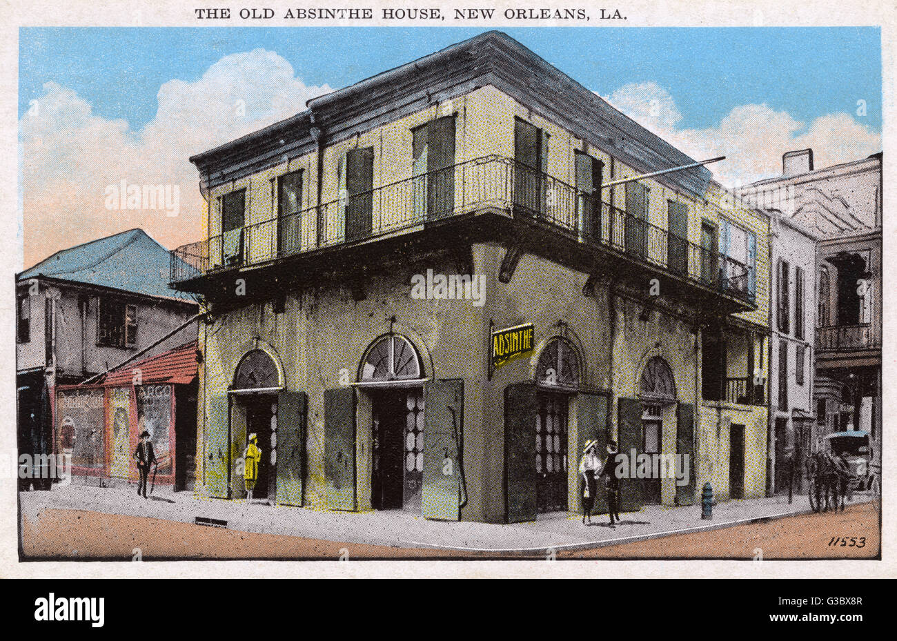 Old Absinthe House, New Orleans, Louisiana, USA, in the heart of the