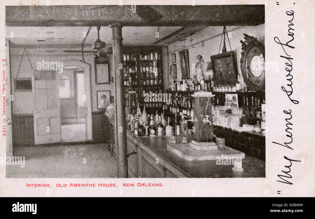 Old Absinthe House, New Orleans, Louisiana, USA Stock Photo - Alamy