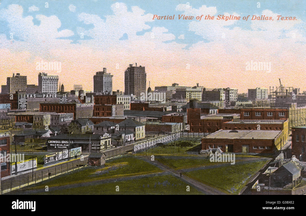 Dallas texas 1910s hi-res stock photography and images - Alamy