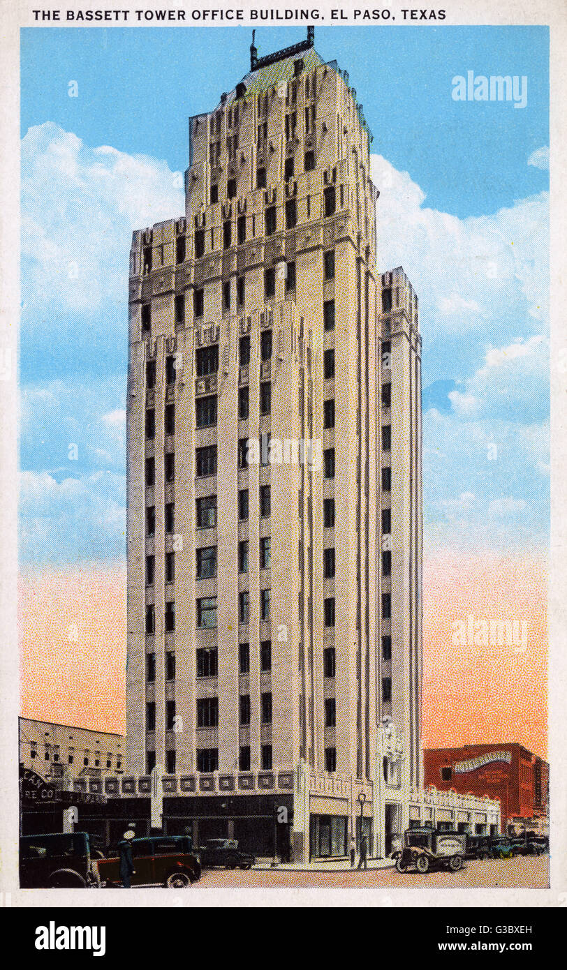 Bassett Tower Office Building, El Paso, Texas, USA Stock Photo Alamy
