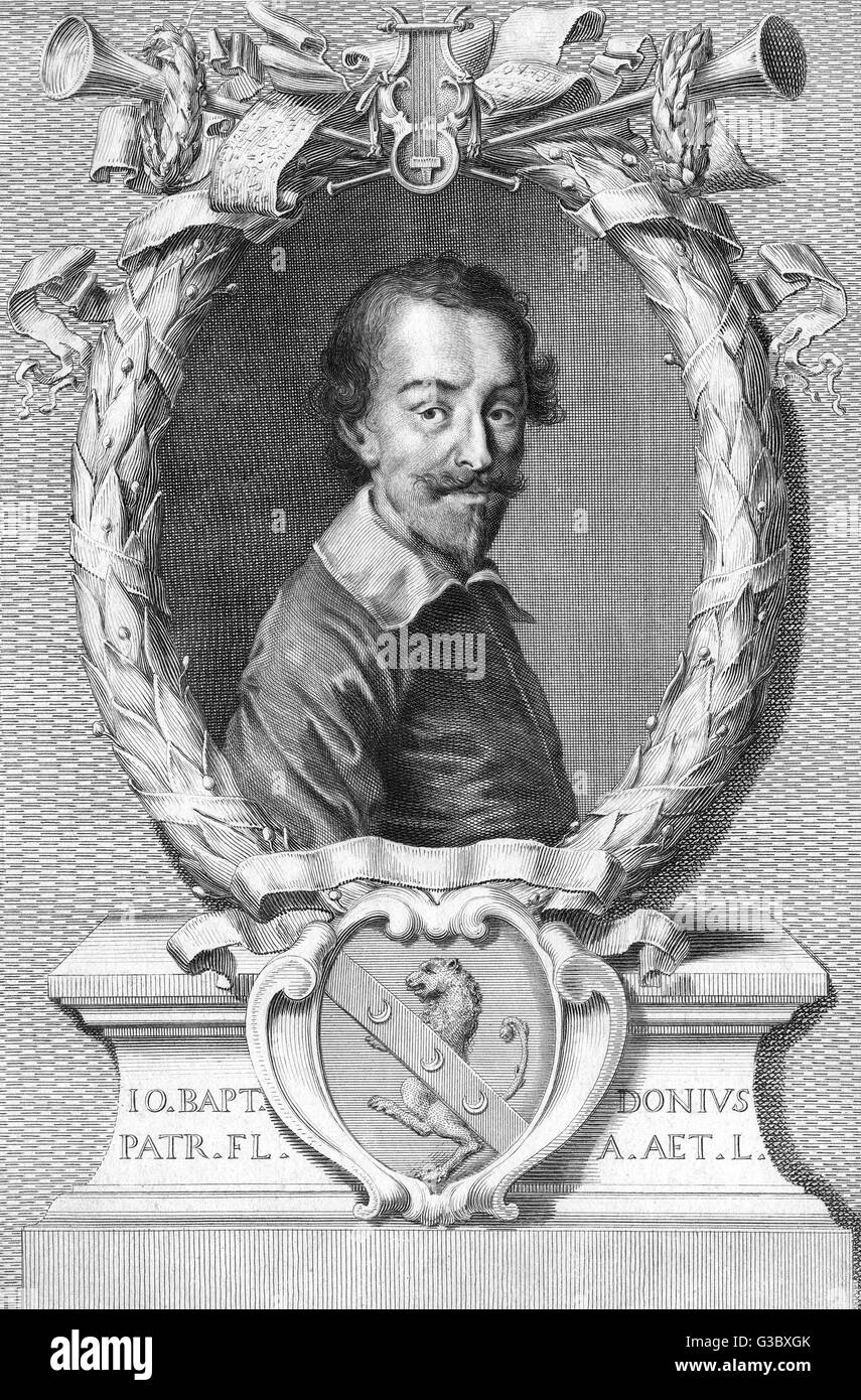 Giovanni Battista Doni, Italian musicologist Stock Photo Alamy