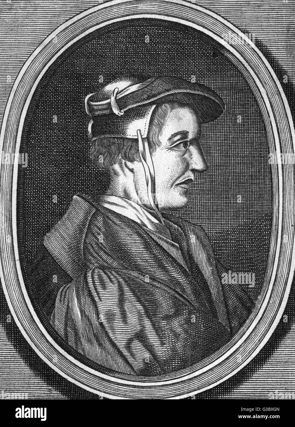 Heinrich Cornelius Agrippa (1486-1535), German philosopher, diplomat and reputed magician. Stock Photo