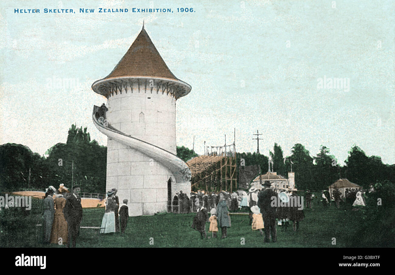The Helter Skelter - The New Zealand Exhibition Stock Photo