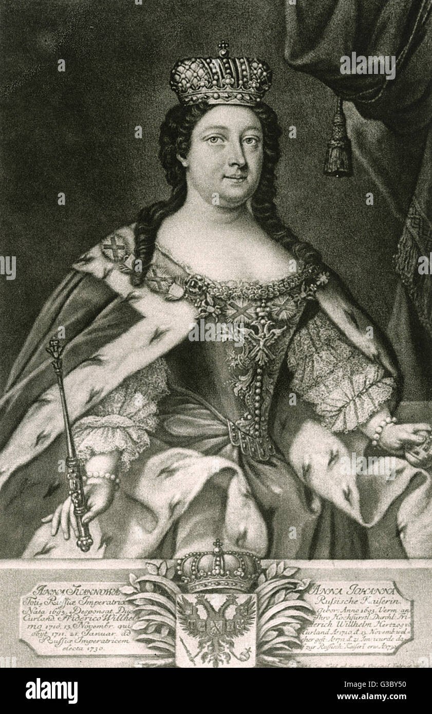 Empress anna of russia hi-res stock photography and images - Alamy