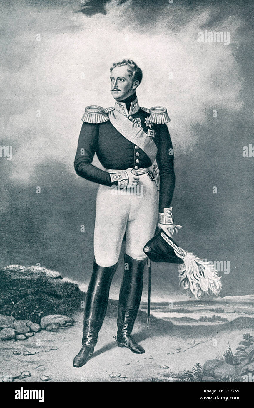 Tsar Nicholas I of Russia Stock Photo - Alamy