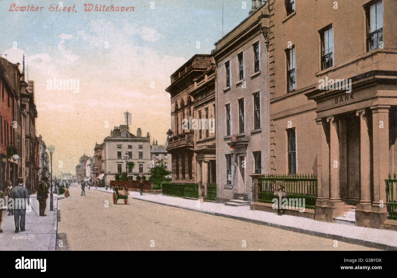 Lowther Street, Whitehaven, Cumbria Stock Photo Alamy