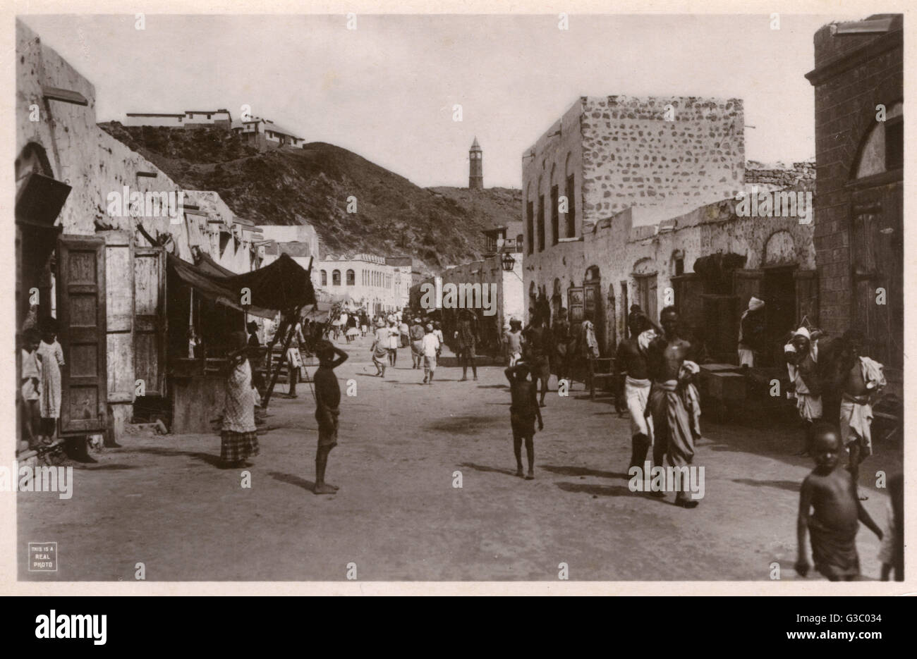 Aden, Yemen Street Scene Stock Photo Alamy