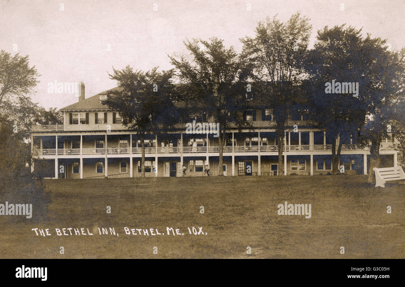 The Bethel Inn, Bethel, White Mountains, Maine, USA. Date circa 1913