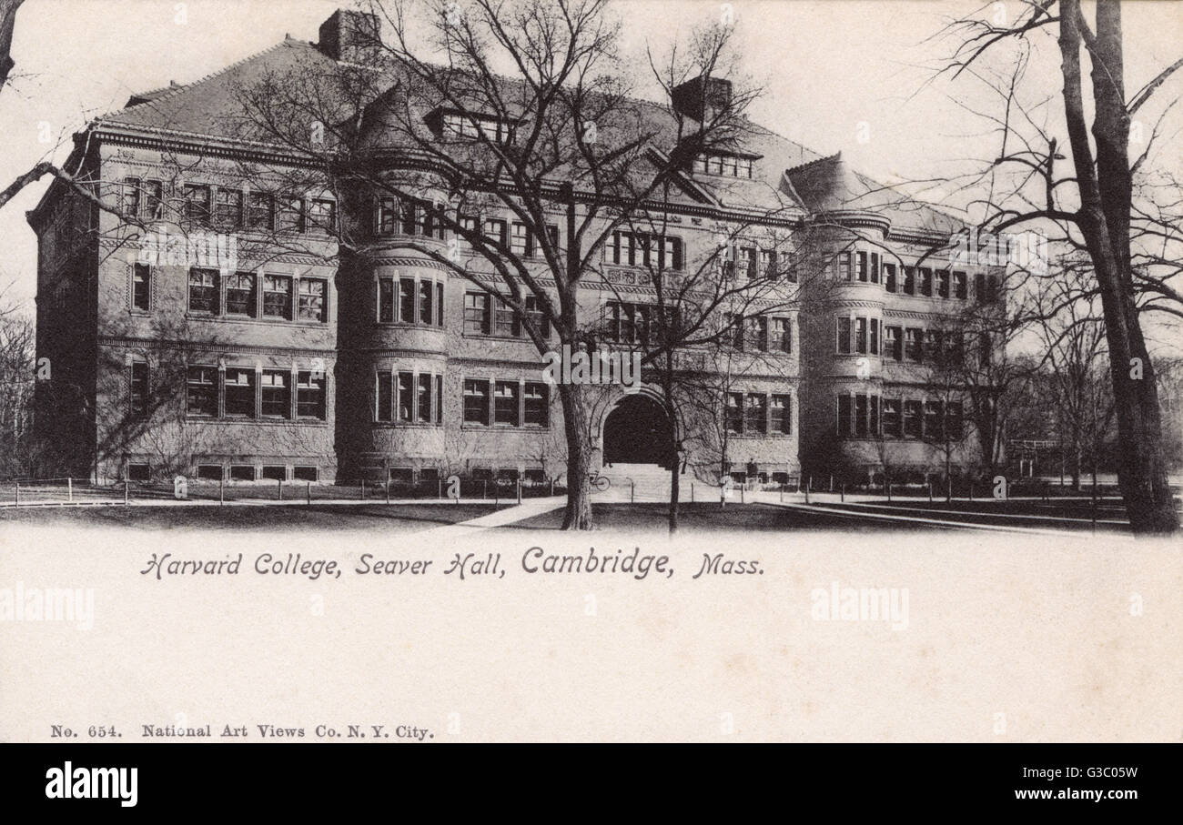 Sever Hall, Harvard College, Cambridge, Massachusetts, USA Stock Photo