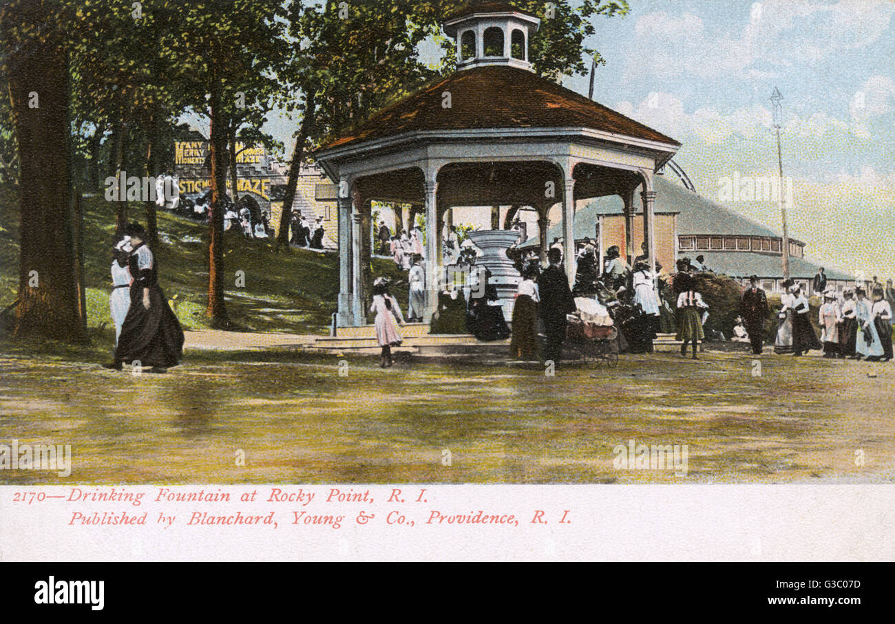 Rocky Point Amusement Park, Warwick, Rhode Island, USA Stock Photo
