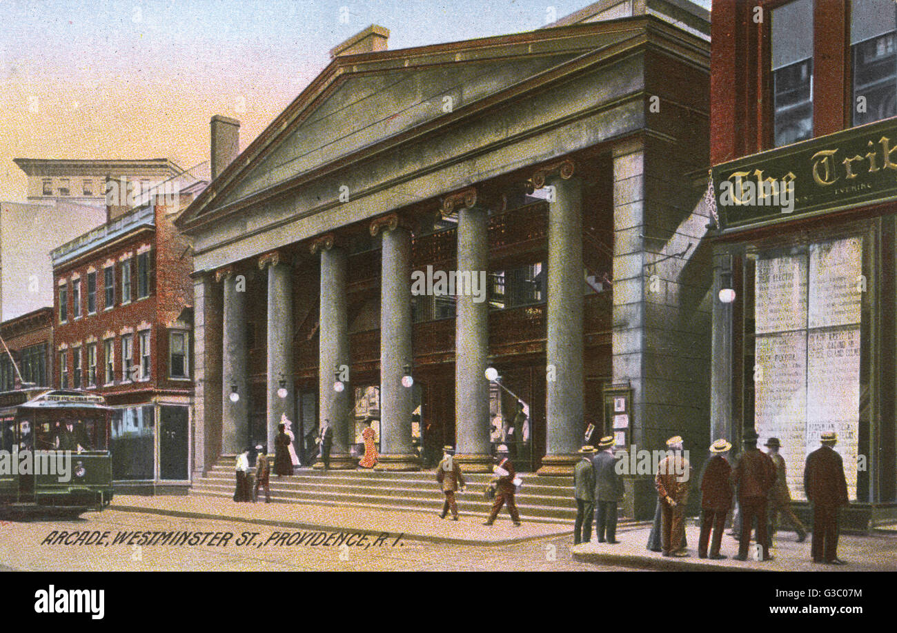 Arcade, Westminster Street, Providence, Rhode Island, USA Stock Photo