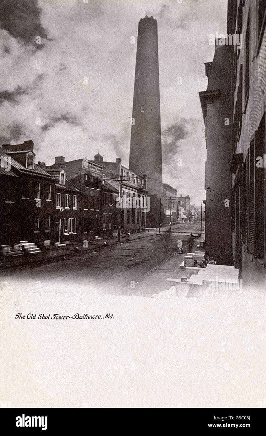 Old Shot Tower, Baltimore, Maryland, USA Stock Photo Alamy