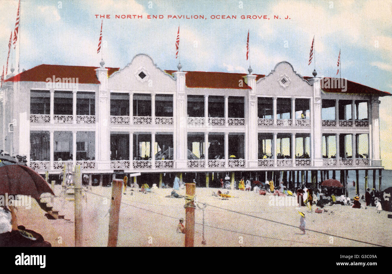 North End Pavilion, Ocean Grove, New Jersey, USA Stock Photo Alamy