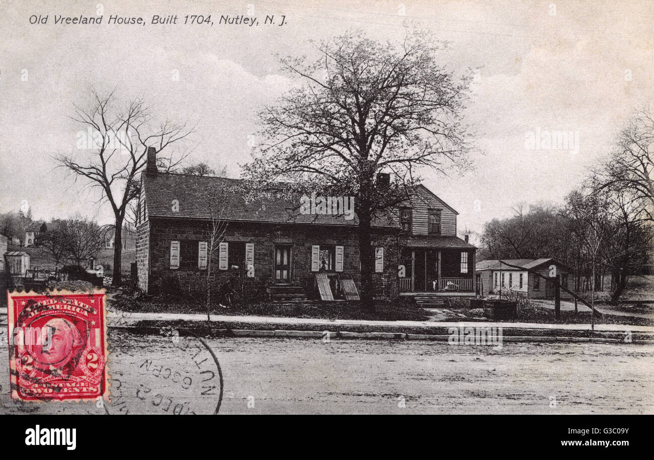 Old Vreeland House, Nutley, New Jersey, USA Stock Photo Alamy