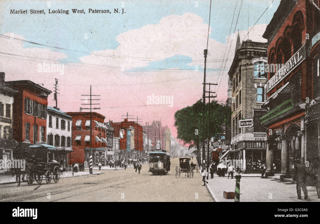 Market Street, Paterson, New Jersey, USA Stock Photo Alamy