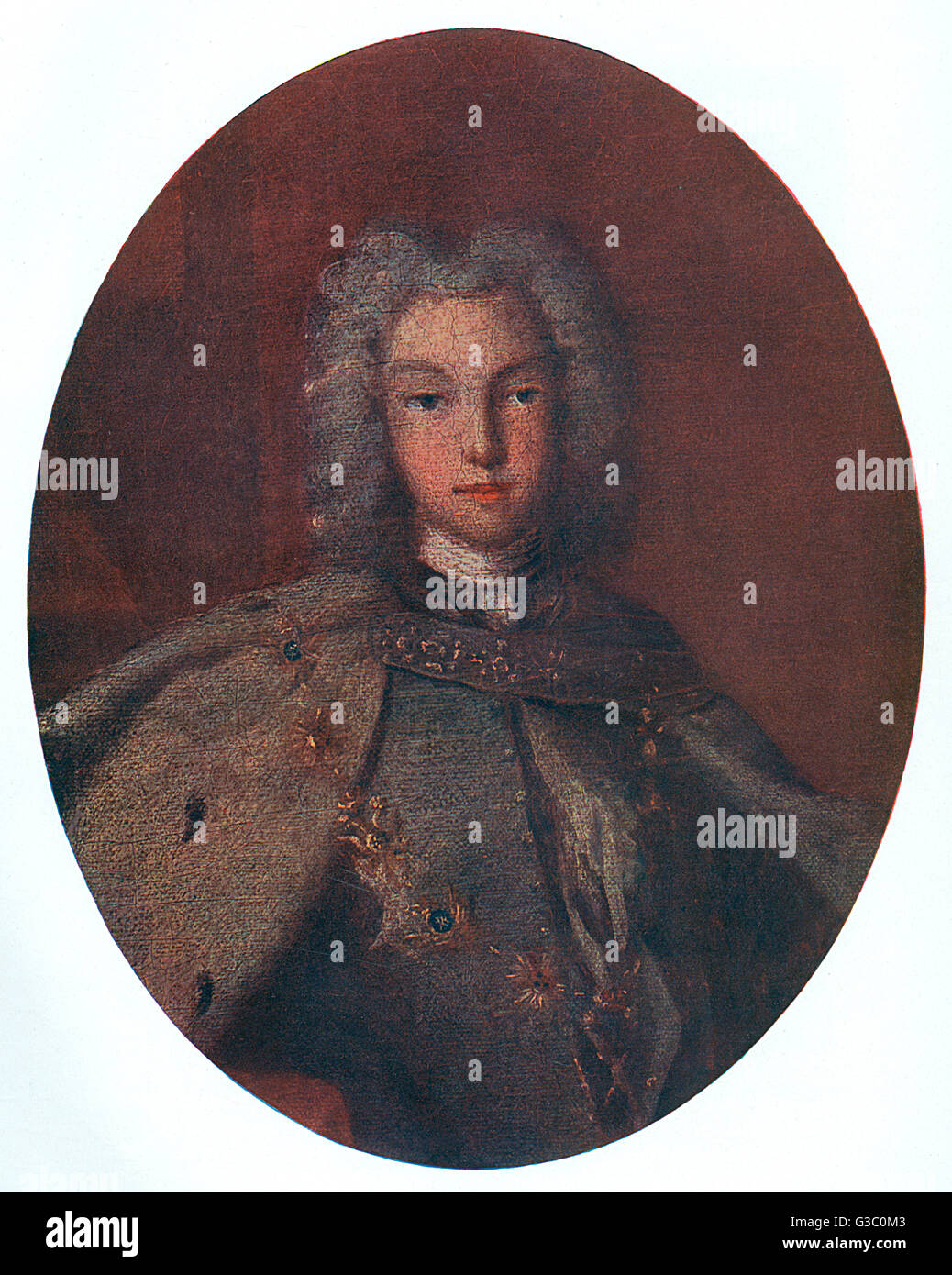 Tsar Peter II of Russia Stock Photo Alamy