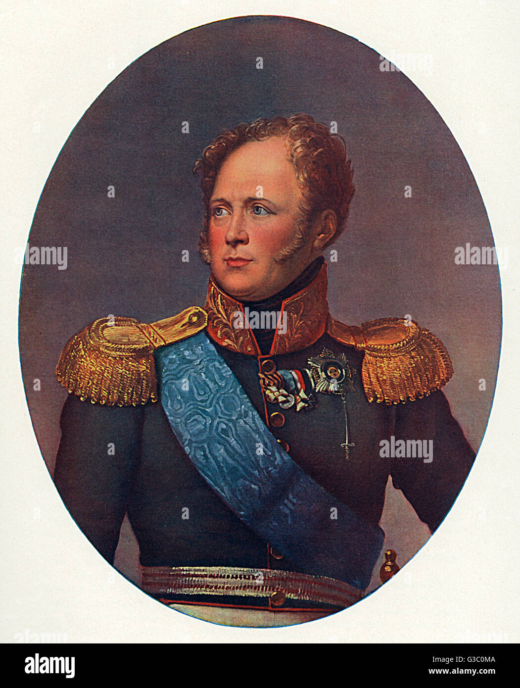 Tsar Alexander I of Russia Stock Photo - Alamy