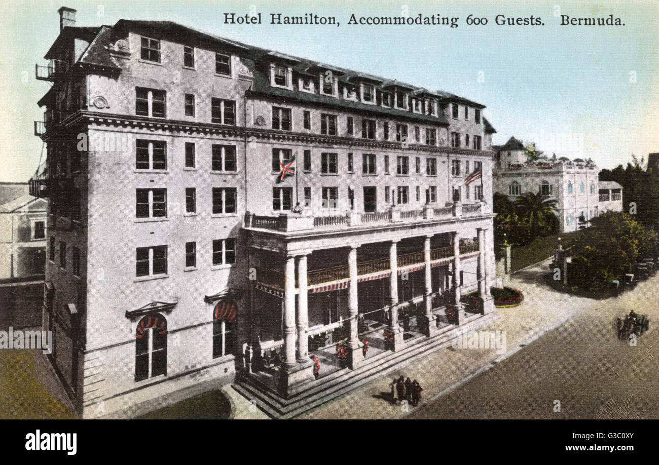 Hotel Hamilton, Bermuda Stock Photo