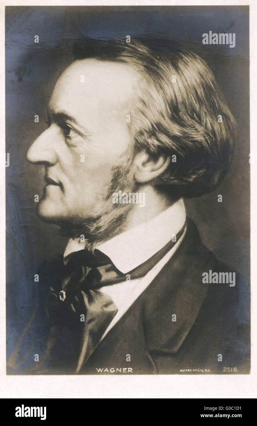 Richard Wagner - German Classical Composer Stock Photo
