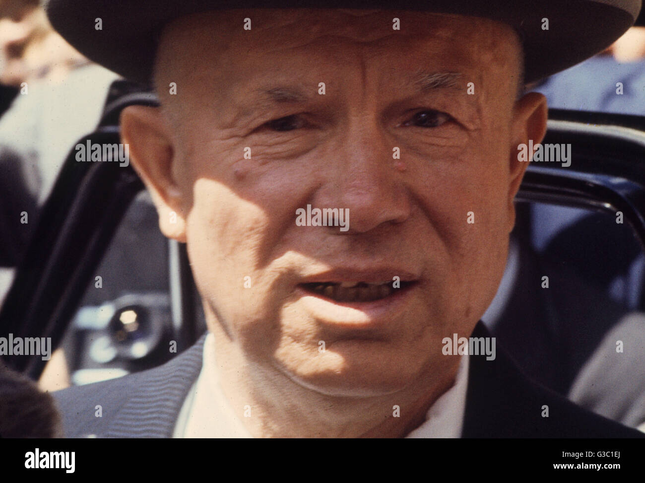 Nikita Khrushchev, Russian Soviet leader Stock Photo - Alamy