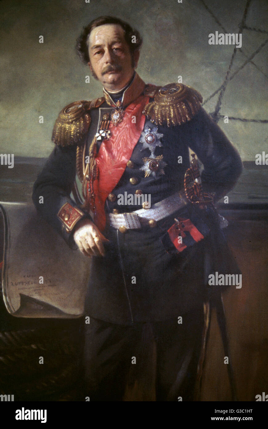 Nikolay Muravyov-Amursky, Russian statesman Stock Photo