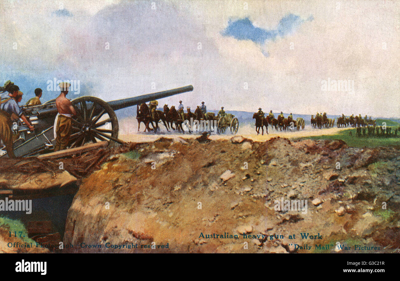 Heavy gun world war i hi-res stock photography and images - Alamy