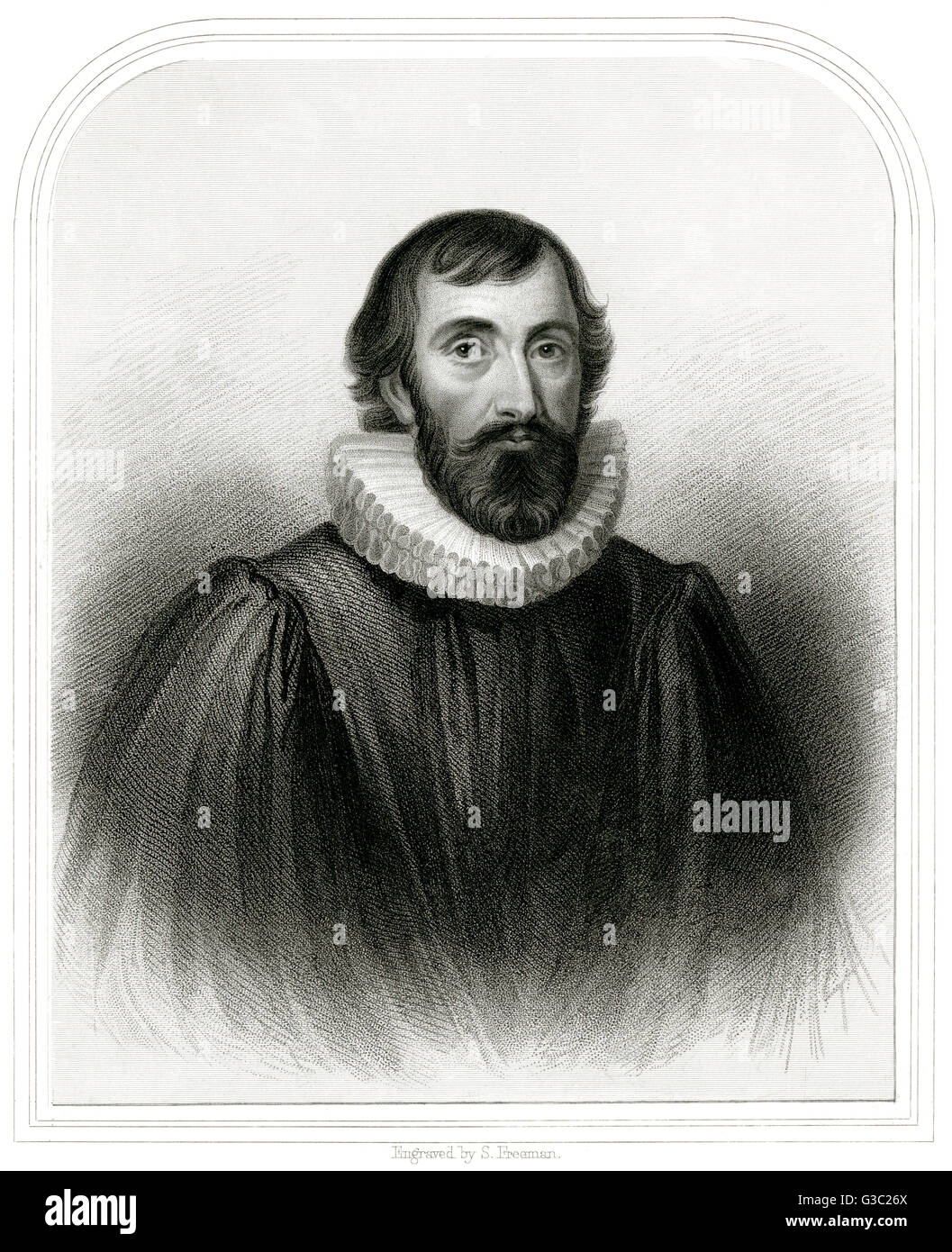 Alexander Henderson (1583-1646) - Scottish Presbyterian divine, theologian, and an important ecclesiastical statesman of his period. He was a chaplain to Charles and also served as a diplomat . He is considered the second founder of the Reformed Church in Stock Photo