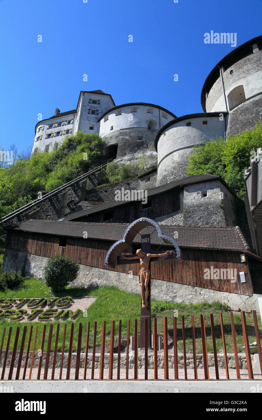Austria, Tyrol, Kufstein, Festung, Castle, Stock Photo