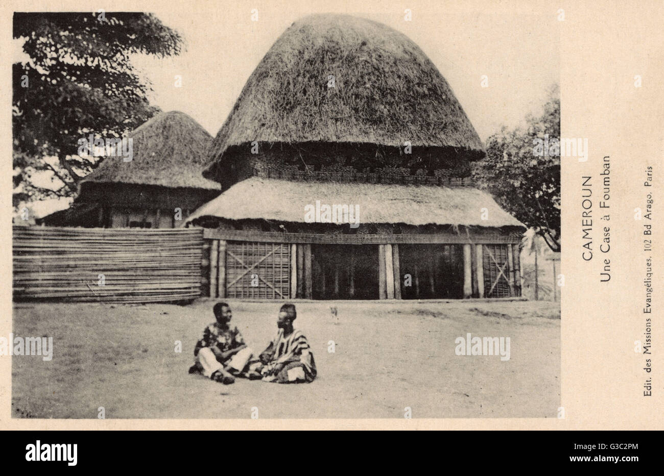 Traditional House at Foumban, Cameroon, Africa Stock Photo - Alamy