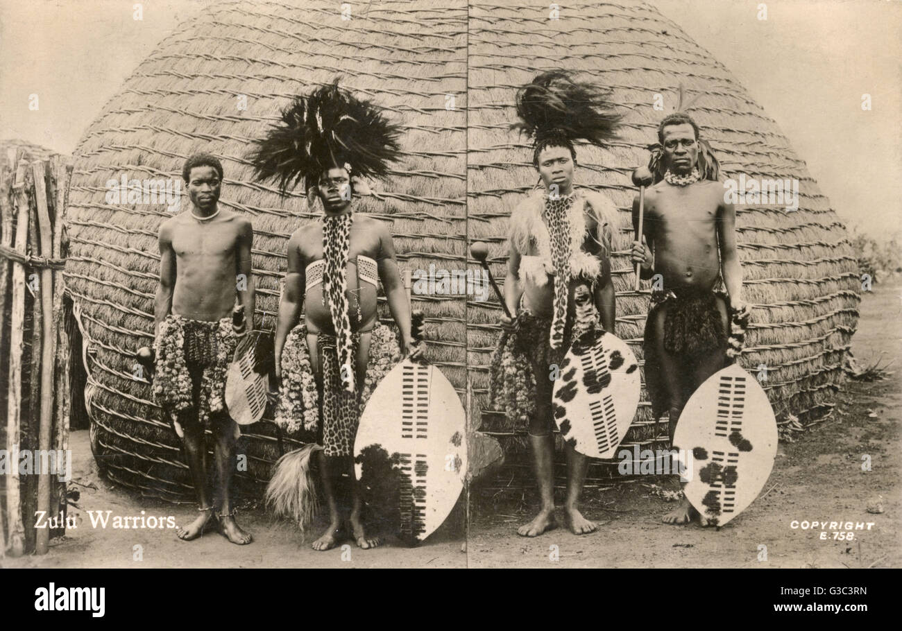 South Africa Simunye Zulu Warriors Fighting Stock Photo - Alamy