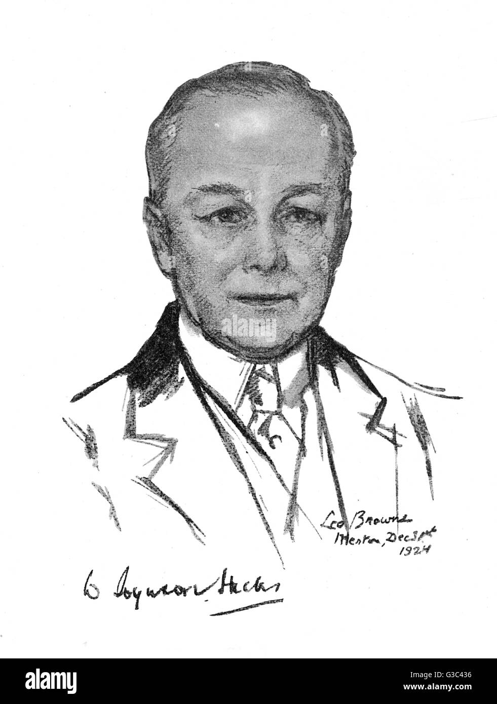 Sir William Joynson-Hicks, politician Stock Photo
