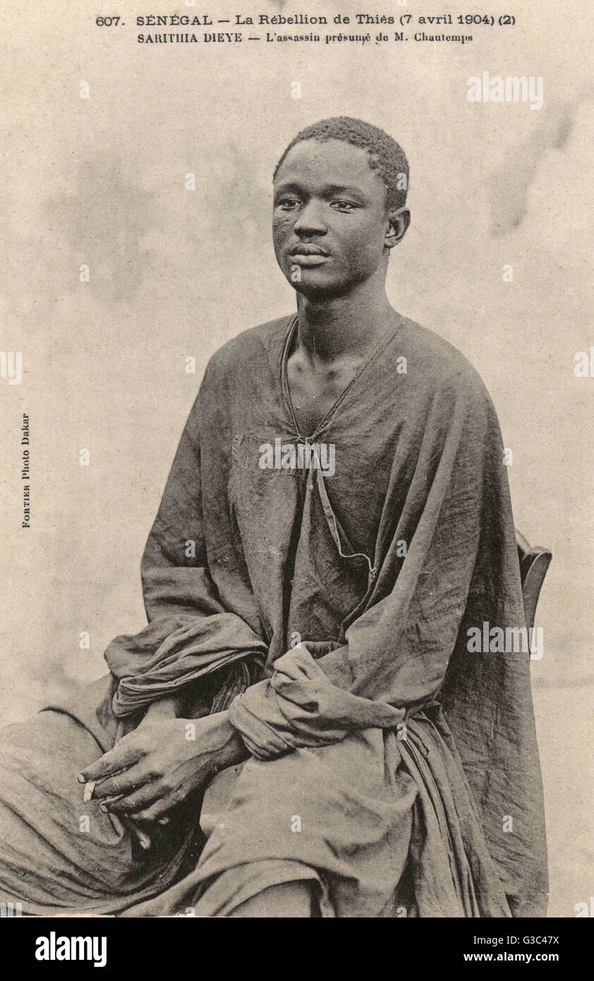 Senegal - The rebellion at Thies - Sarithia Dieye Stock Photo