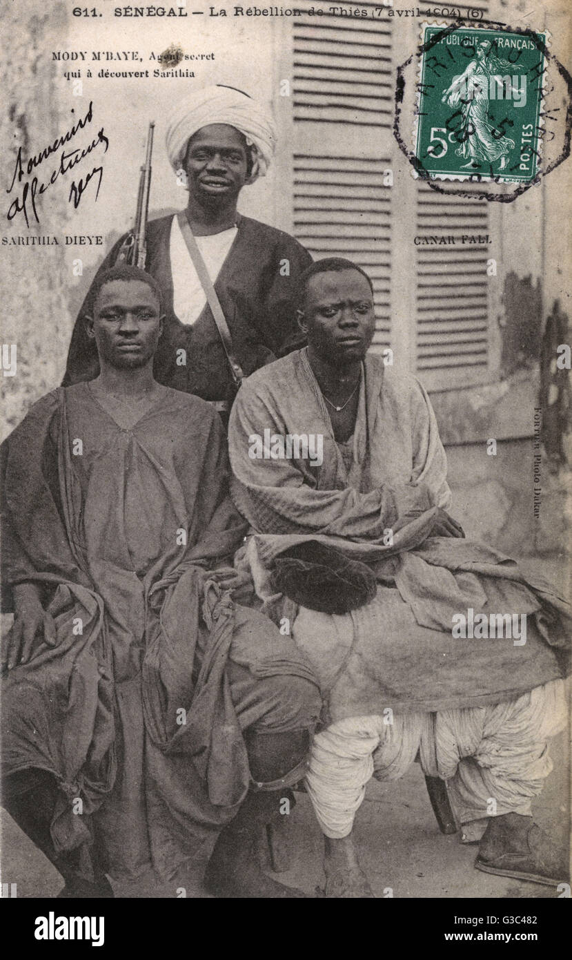 Senegal - Rebellion at Thies - Sarithia Dieye and Canar Fall Stock Photo