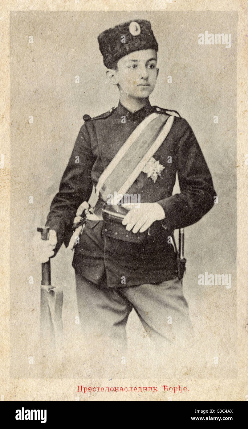 Alexander - Crown Prince of Serbia Stock Photo