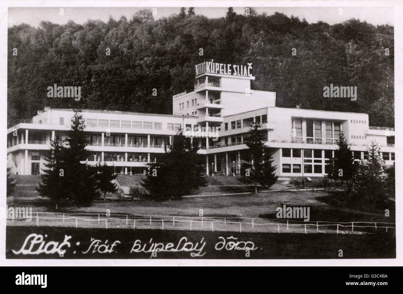 Spa (Kupele) Sliac are thermal baths located in Sliac in the Zvolen