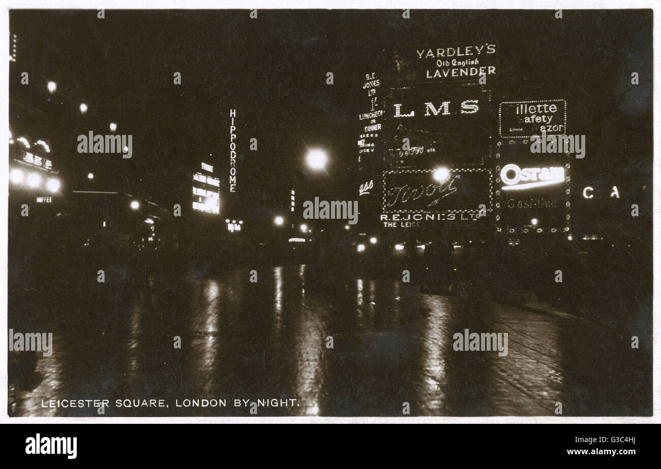 1920s london street night hi-res stock photography and images - Alamy