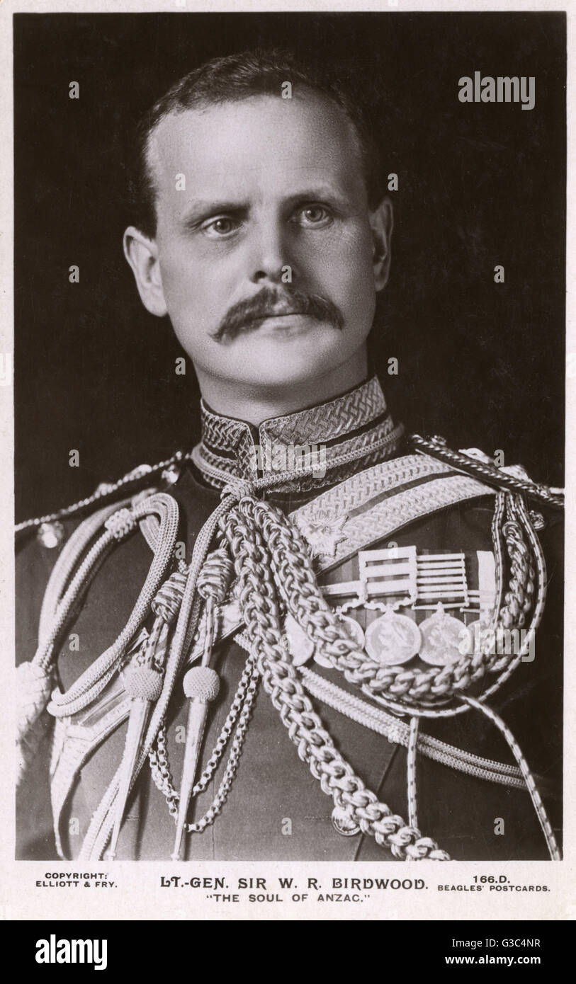 Field Marshal William Riddell Birdwood, 1st Baron Birdwood Stock Photo Alamy